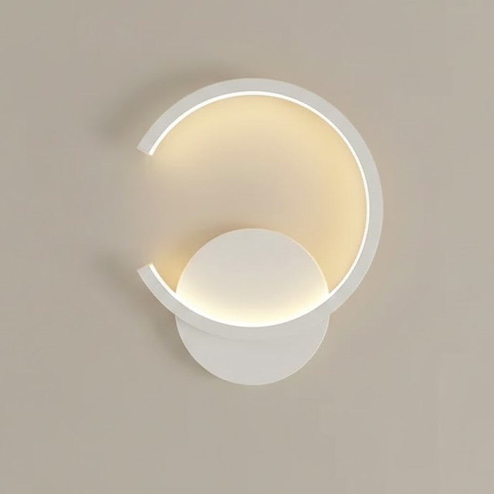 Luminara Circle LED Wall Light – Aluminum Lamp with LED