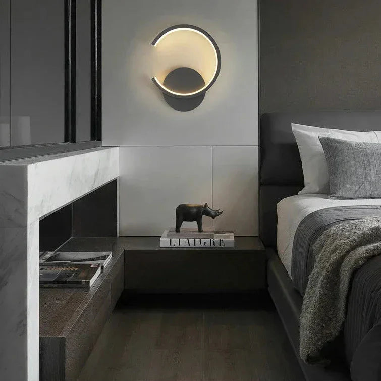 Luminara Circle LED Wall Light – Aluminum Lamp with LED
