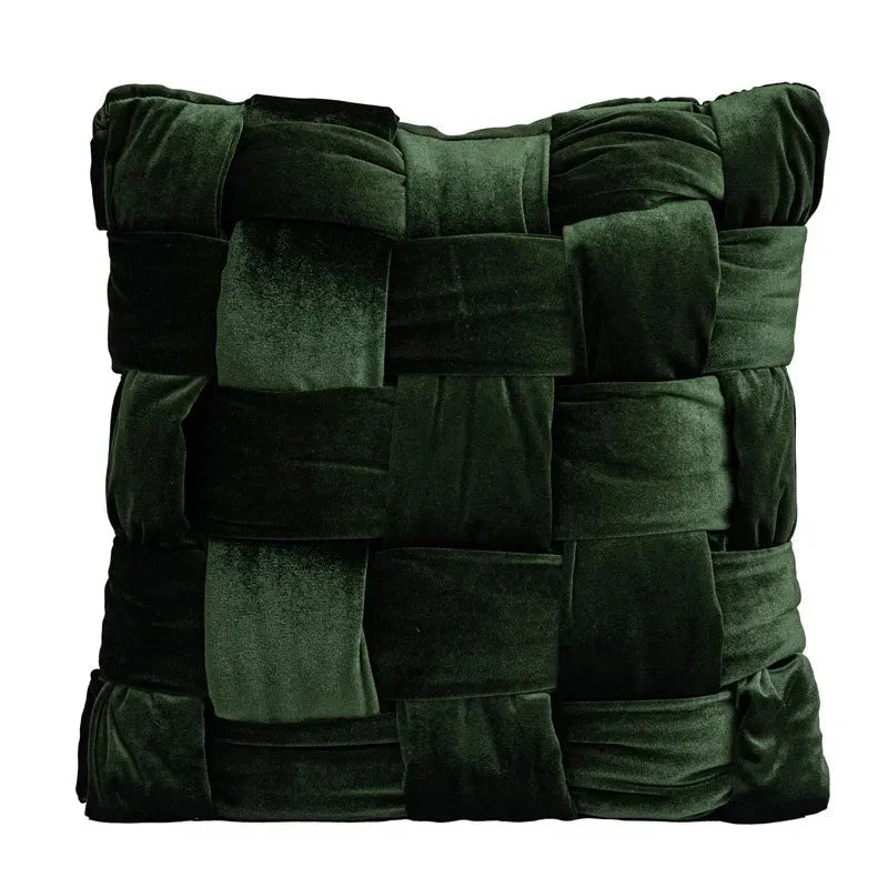 Handmade Silk Velvet Cushion Cover – Elegance and Comfort for Your Home