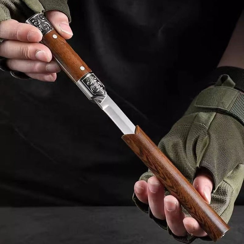 Meisterhafte Küchenmesser mit japanischem Holzgriff