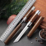 Meisterhafte Küchenmesser mit japanischem Holzgriff