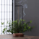 Nature-Inspired Wooden Incense Burner for Meditation and Relaxation
