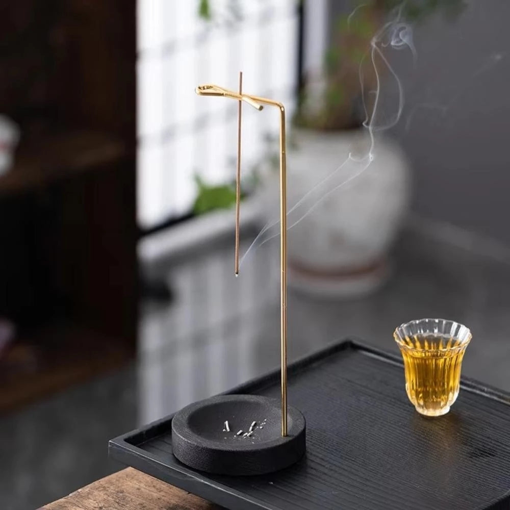 Nature-Inspired Wooden Incense Burner for Meditation and Relaxation