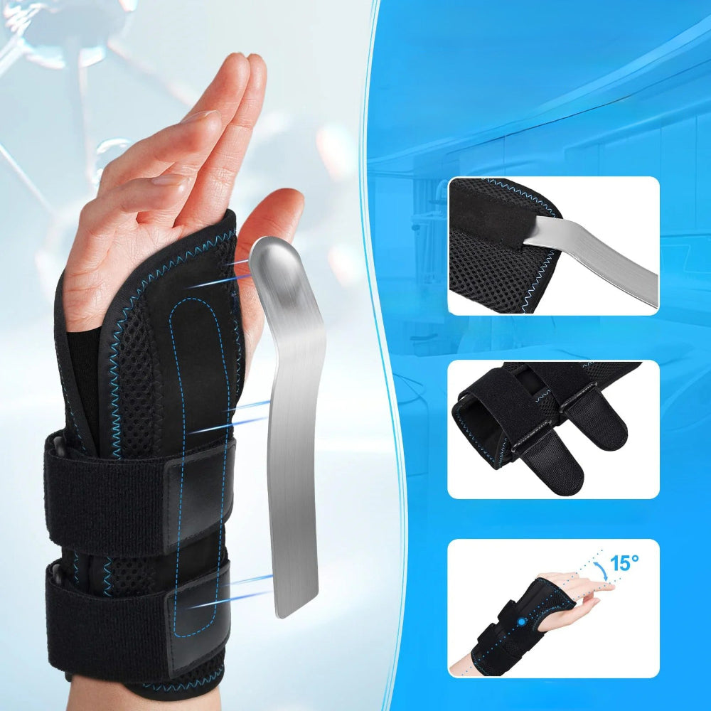 Verstellbare Handgelenkstütze mit Stabilisierungsschiene