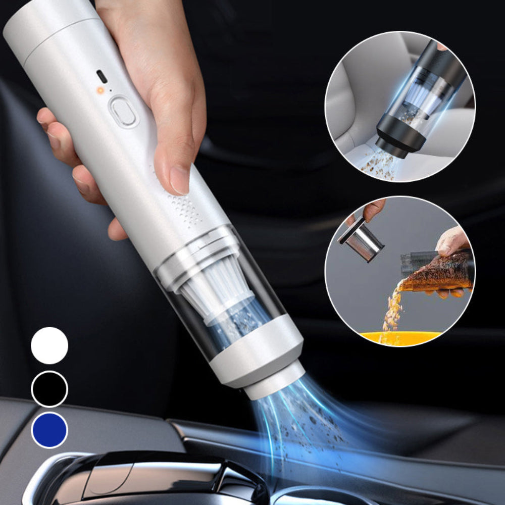 Kabelloser Mini-Autostaubsauger für mühelose Reinigung