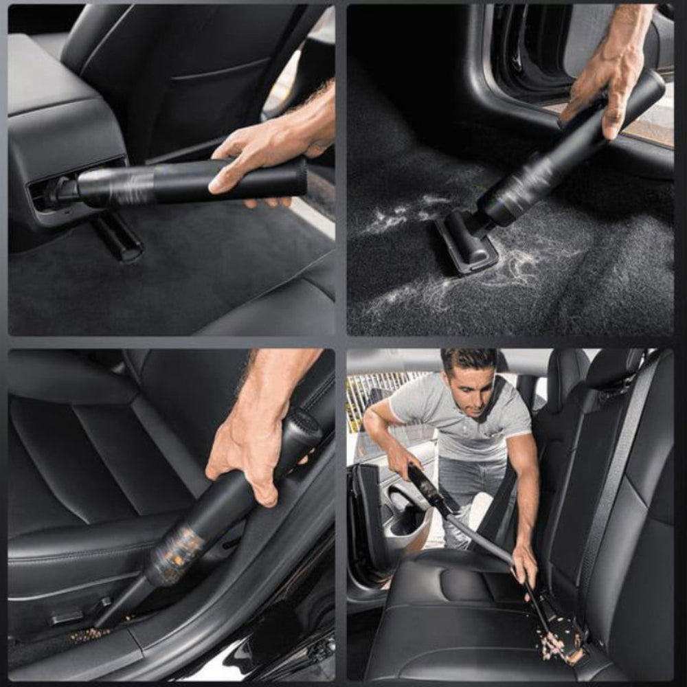 Kabelloser Mini-Autostaubsauger für mühelose Reinigung