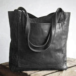 Elegante Schultertasche | Geräumige Handtasche aus Premium-Lederoptik