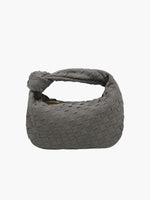 Elegante Umhängetasche | Geflochtenes Design | Vegane Wildleder-Optik