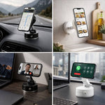 Praktischer Smartphone-Halter für das Auto | Starker Halt | Flexibel und Faltbar