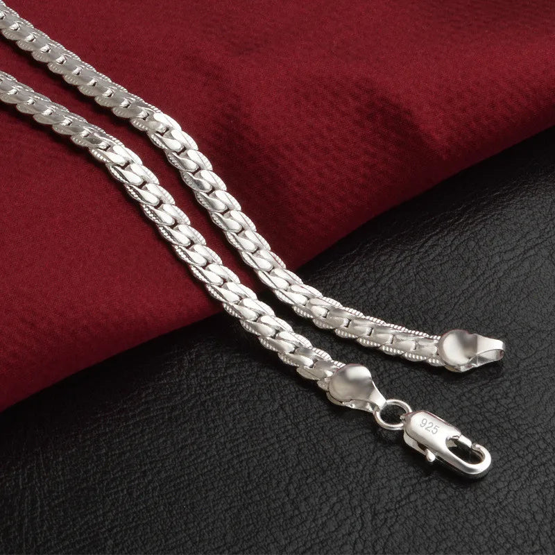 Silberne Glücks-Halskette – 925er Sterlingsilber für zeitlose Eleganz