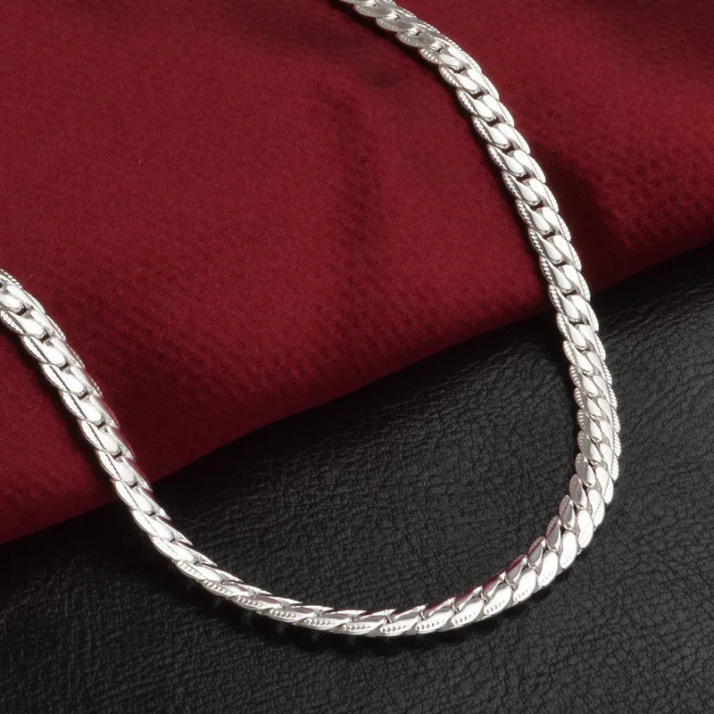 Silberne Glücks-Halskette – 925er Sterlingsilber für zeitlose Eleganz