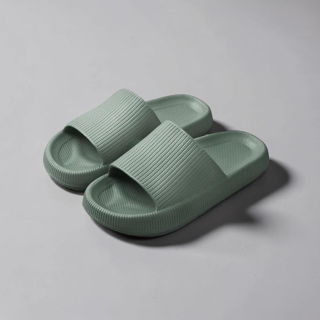 Damen Pantoffeln mit Rutschfester Sohle und Plattform