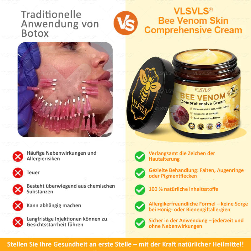 Hautstraffende Anti-Aging Creme mit Bienenpeptiden