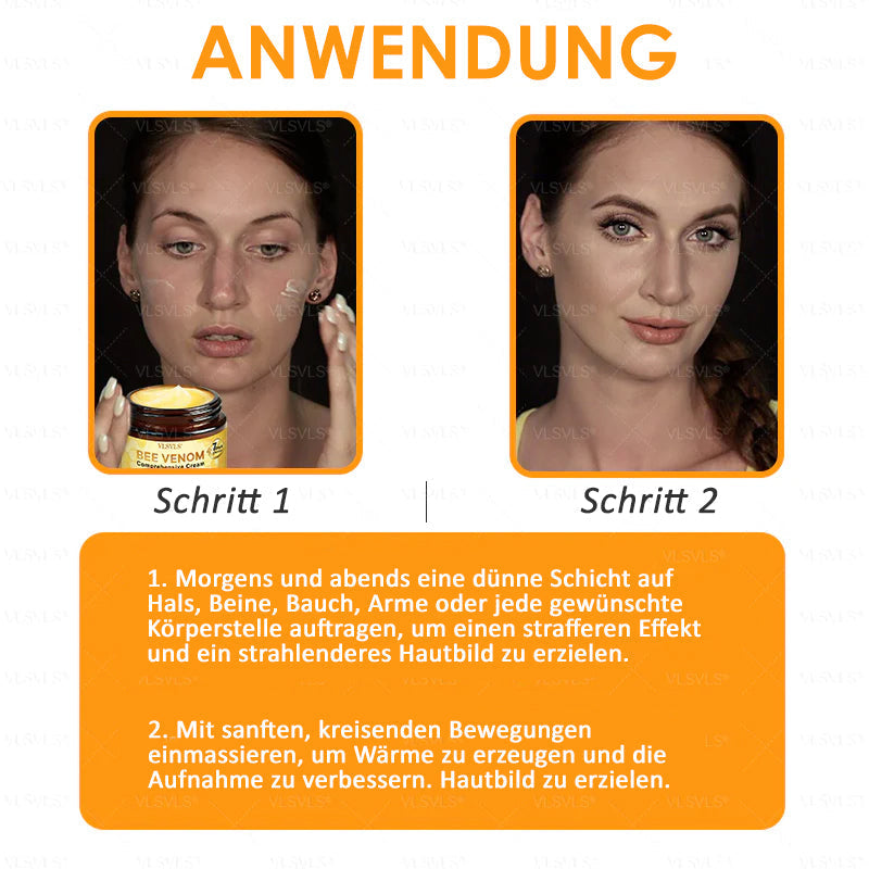 Hautstraffende Anti-Aging Creme mit Bienenpeptiden