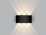Moderne LED Wandleuchte mit Auf- und Abstrahlung – Warmweiß