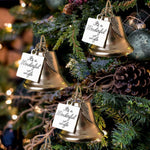 Schmuckanhänger für Weihnachtsbaum – Engel Flügel Glocken Dekoration