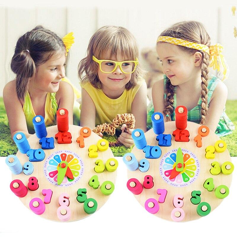 Montessori-inspirierte Lernuhr für Kinder