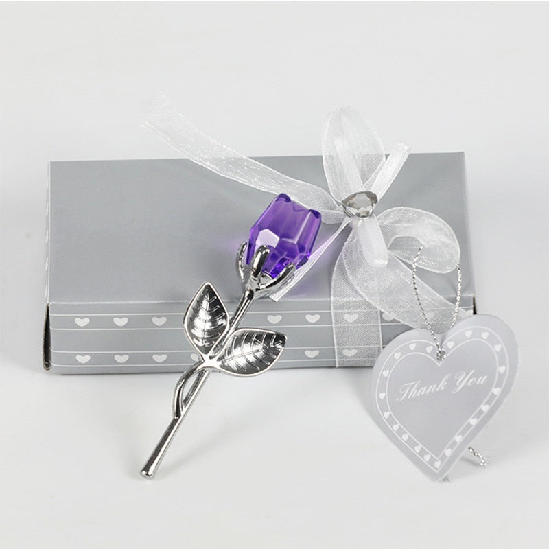Luxuriöse Kristallrose in Geschenkbox – Valentinstagsgeschenk für Sie
