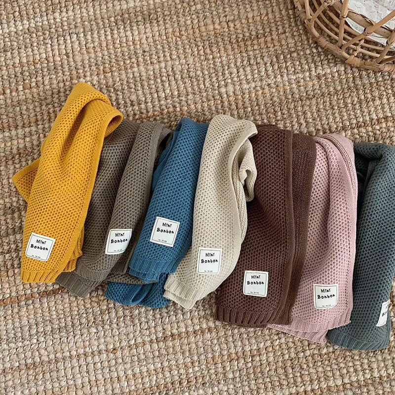 Wärmender Strickschal für Kinder – Weiches, zeitloses Design