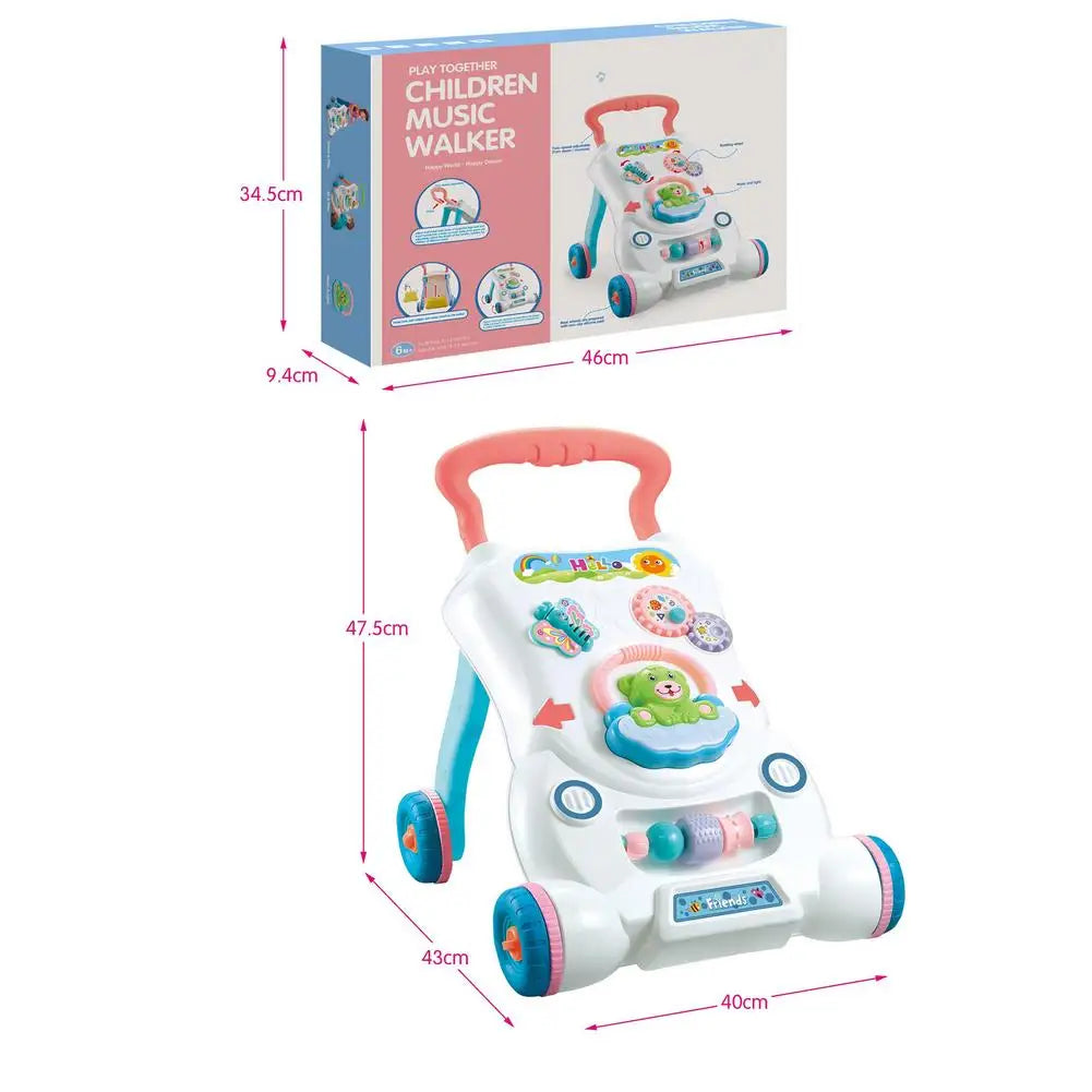 Musikalischer Lauflernwagen – Spiel- und Laufhilfe für Babys mit Lernspielzeug