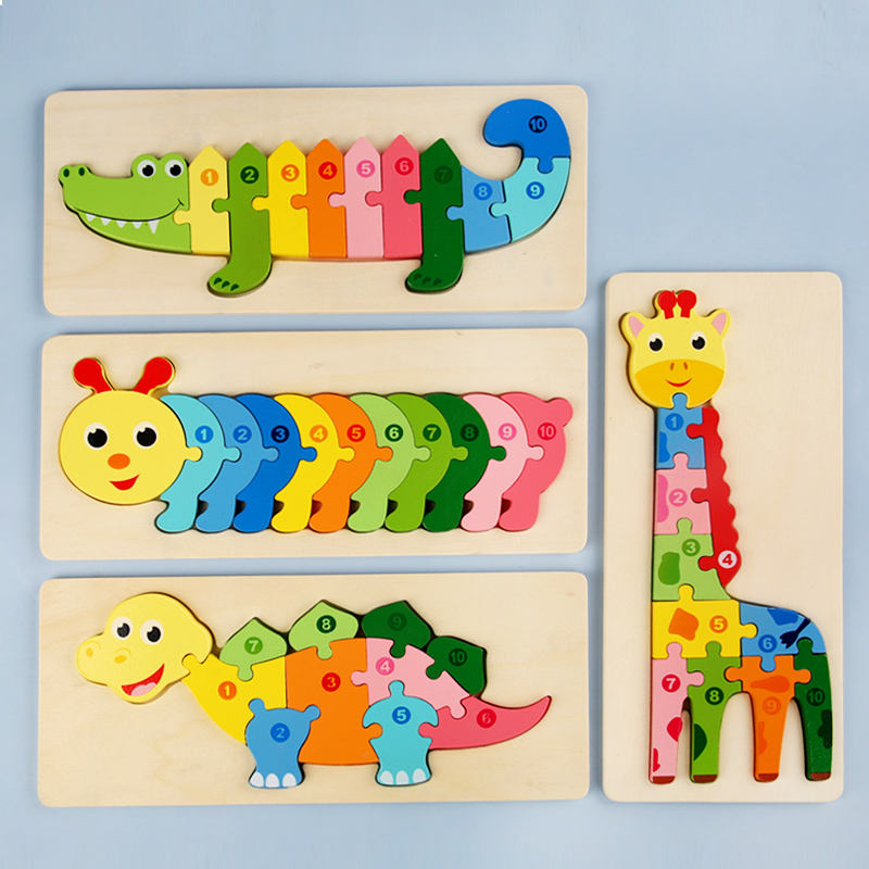 Tierpuzzle für neugierige Kinder - Entdecker-Puzzle