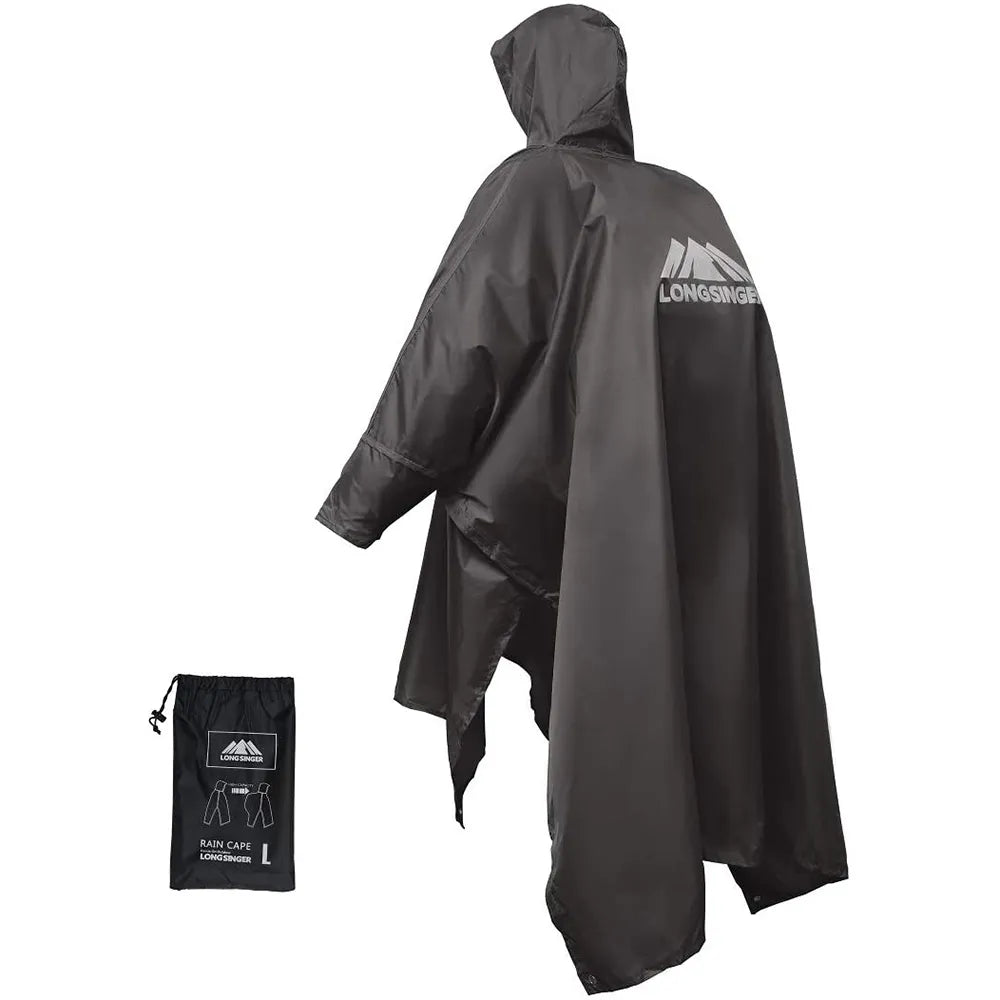 Vielseitiger, Leichter und Wasserdichter Outdoor-Poncho für Abenteuer