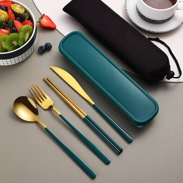Elegantes Besteckset aus rostfreiem Edelstahl
