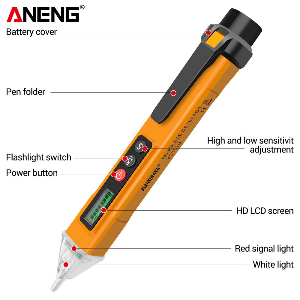 Smart AC/DC Voltage Tester - 12-1000V