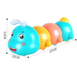 Teilespielzeug für Kinder: Magnetische Krabbelraupe