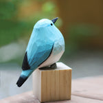 Holz Vogel Figuren – Handgemachte Wohnungsdekoration GloRadiance