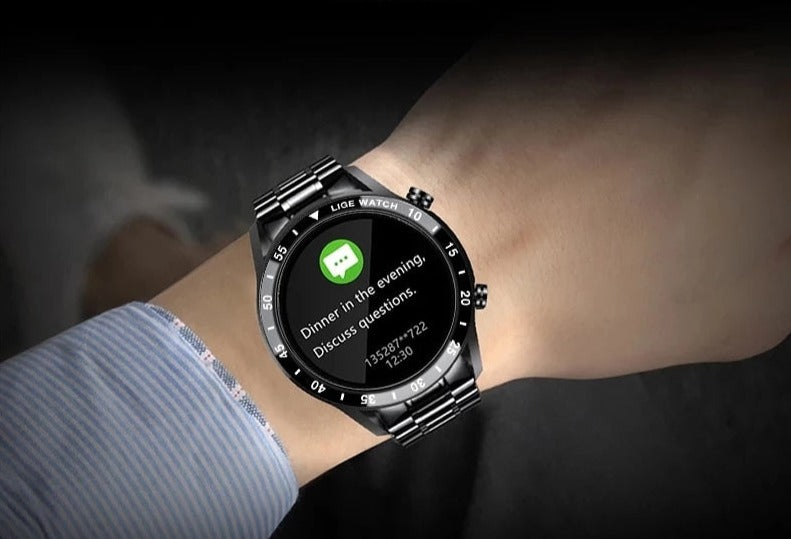 Luxuriöse 4G Smartwatch – Elegante Uhr mit Anrufen, GPS und Gesundheitsfunktionen