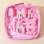 Pflegeset für Babys mit Thermometer, Bürste und Nagelschneider