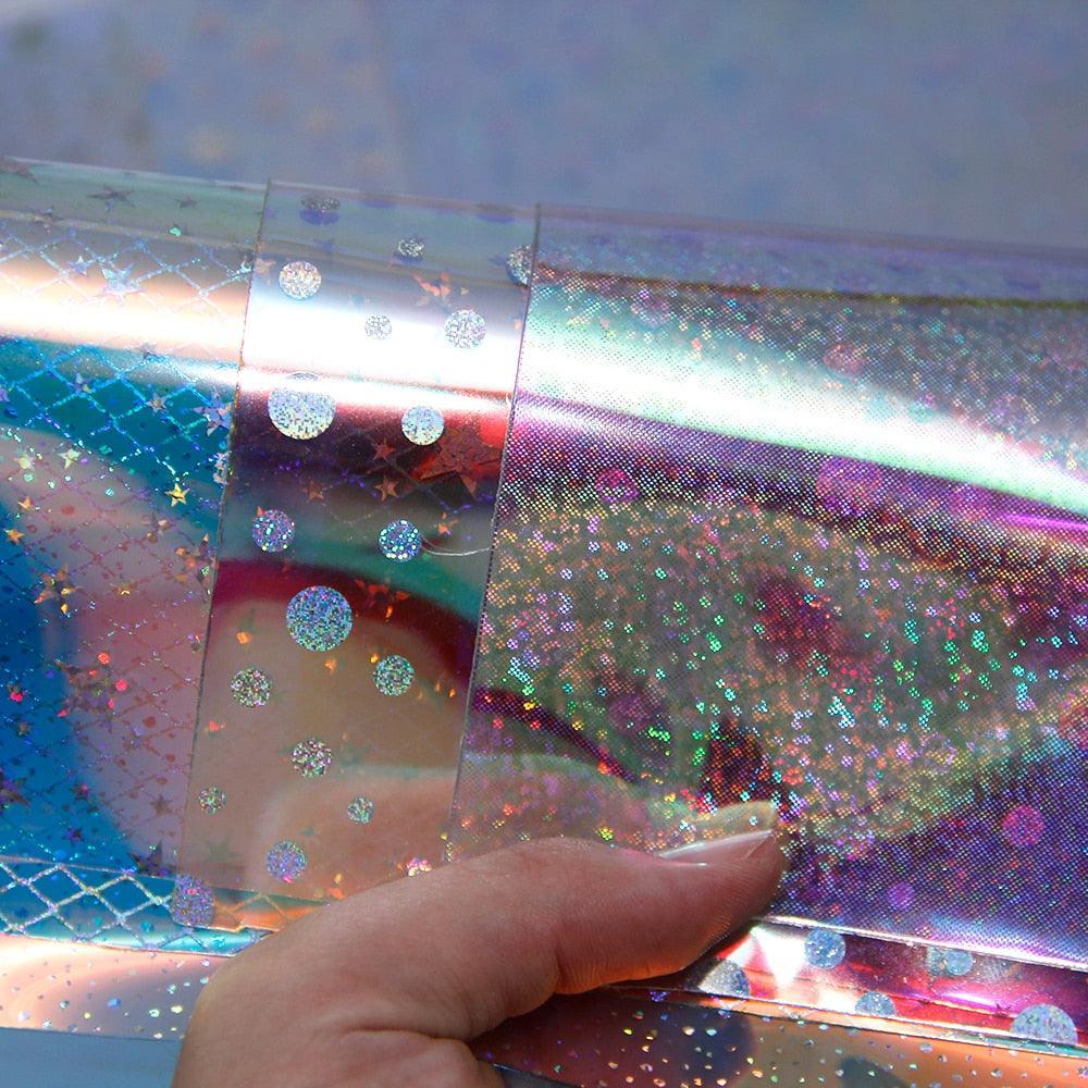 Futuristisches PVC Kunstleder für kreative DIY Projekte