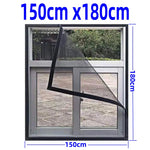 Invisi-Mückenabwehr Fensternetz mit verstellbarem Rahmen