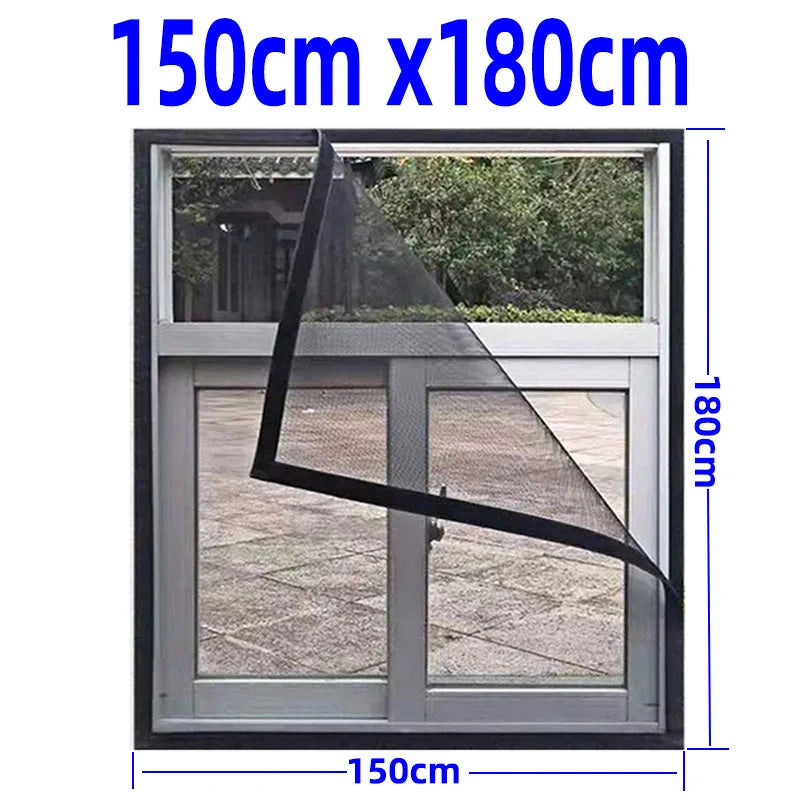 Invisi-Mückenabwehr Fensternetz mit verstellbarem Rahmen