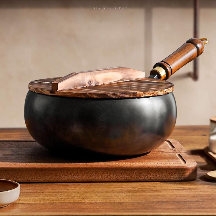 Hand-Forged Cast Iron Pan - Lightweight, Non-Toxic & Durable