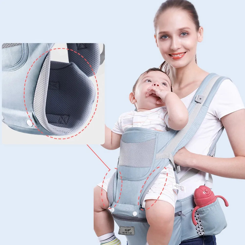 Ergonomisches Tragetuch für Babys – Bequeme Trage mit Stauraum