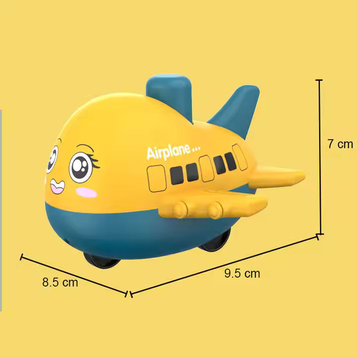 Flugzeugspielzeug zum Drücken und Fahren – Spaß für Kinder