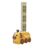 Tierautos für unterhaltsames Domino-Spiel