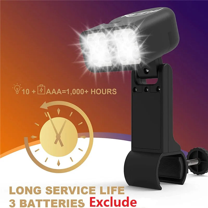 GrillGlanz LED Grill Light | 360° Adjustable | Heat Resistant & Extra Bright | Perfect for BBQ & Outdoor Activities
