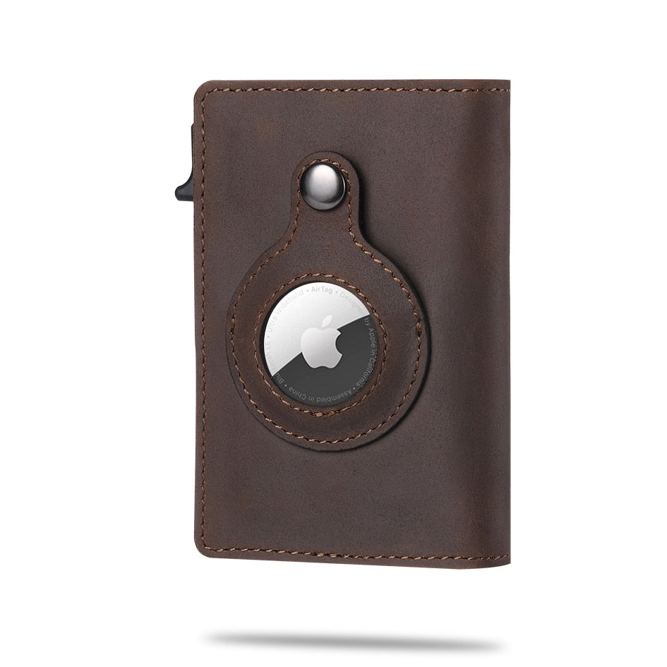Eleganter Kartenhalter mit integriertem AirTag-Fach