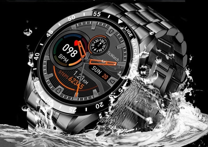 Luxuriöse 4G Smartwatch – Elegante Uhr mit Anrufen, GPS und Gesundheitsfunktionen