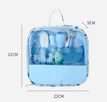 Pflegeset für Babys mit Thermometer, Bürste und Nagelschneider