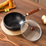 Hand-Forged Cast Iron Pan - Lightweight, Non-Toxic & Durable
