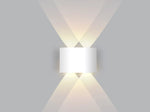 Moderne LED Wandleuchte mit Auf- und Abstrahlung – Warmweiß