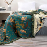 Scandinavian Reversible Blanket for Stylish Coziness