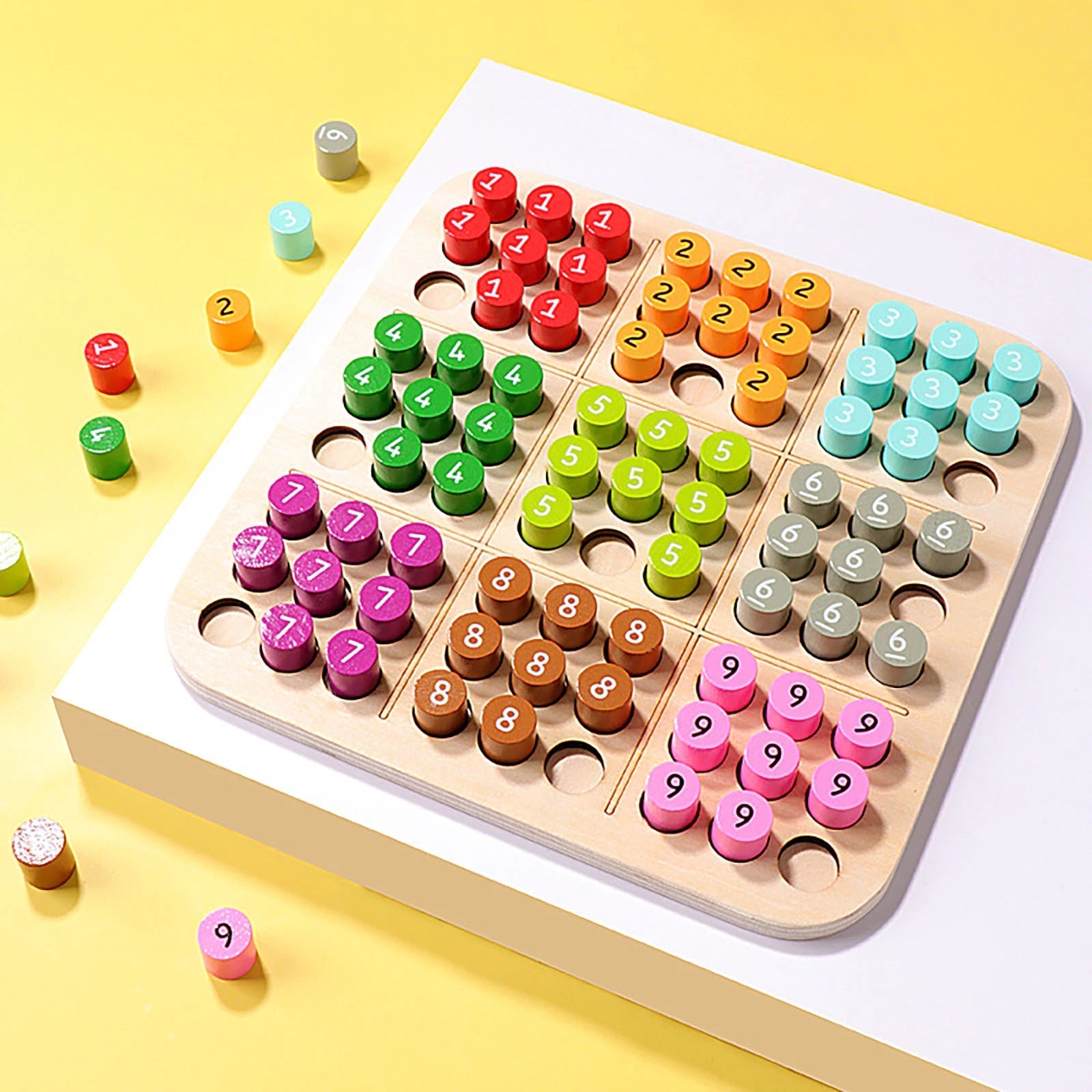 3D-Sudoku aus Holz – Herausforderndes Rätselspiel