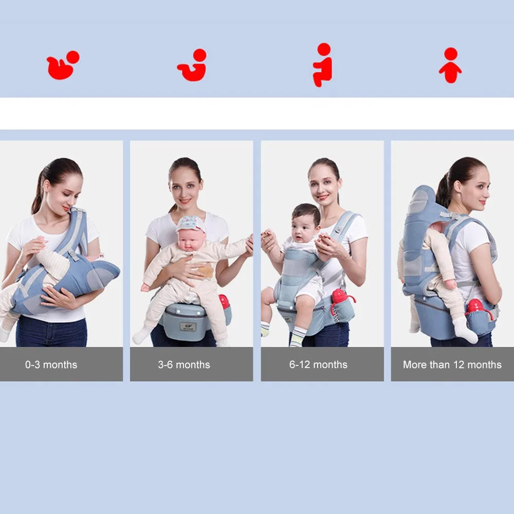 Ergonomisches Tragetuch für Babys – Bequeme Trage mit Stauraum