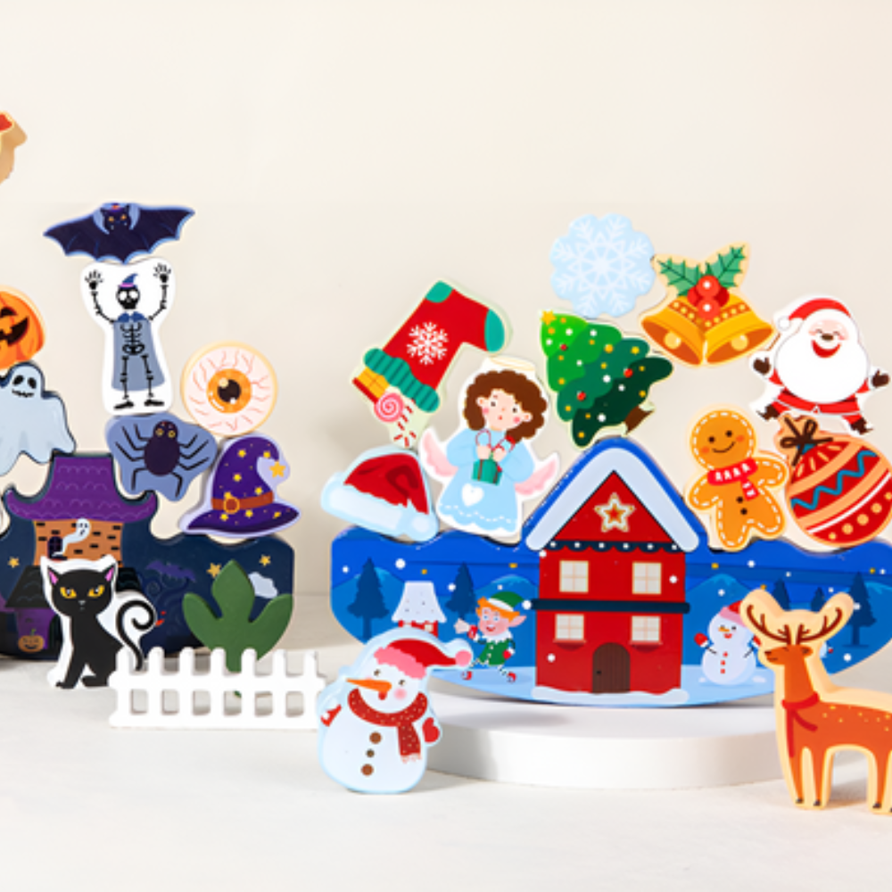 Festive Stacking Game - Double the Theme, Double the Fun