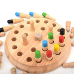 Holz-Memoryspiel — Trainiere Gedächtnis und Koordination spielerisch